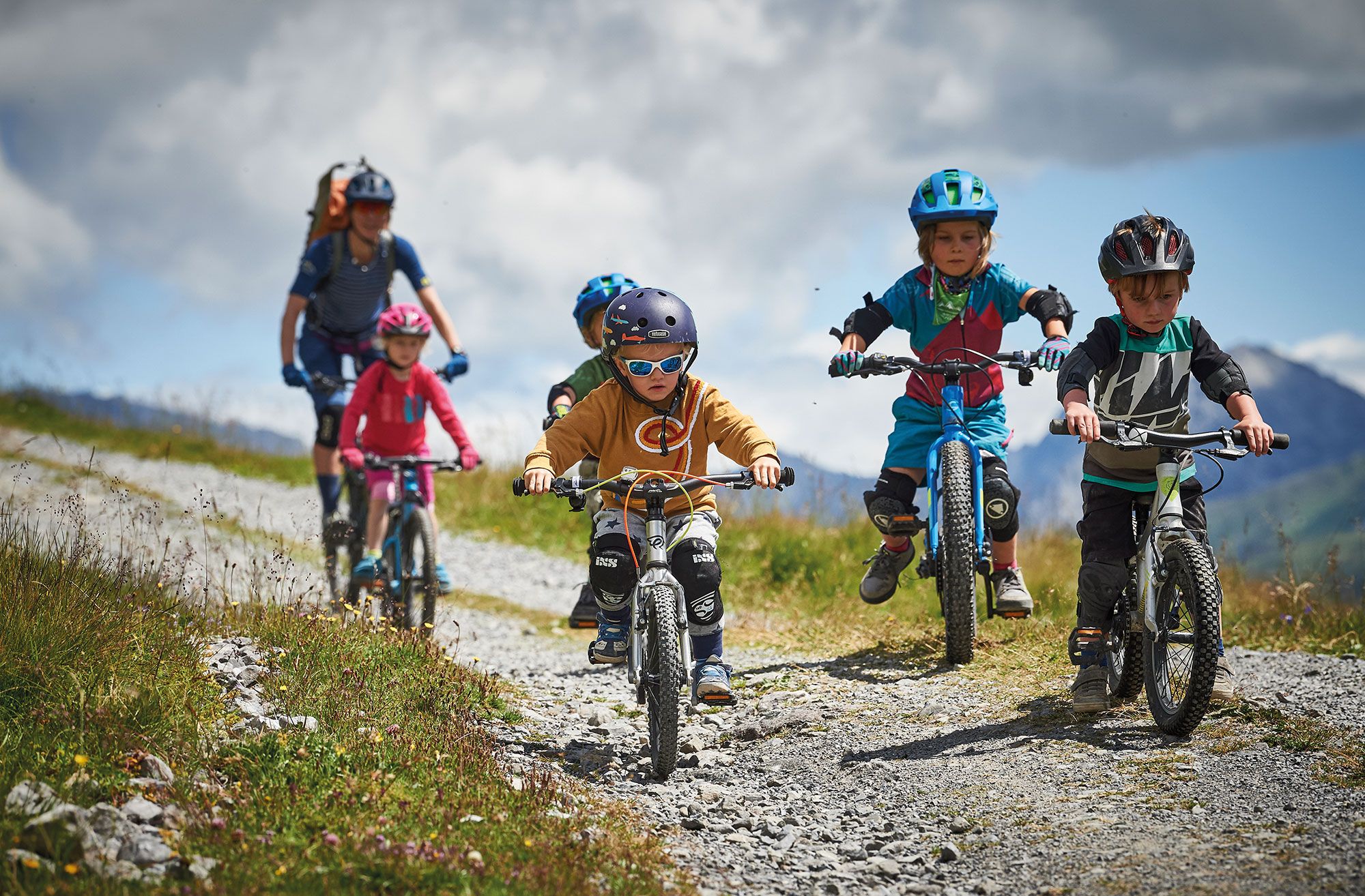 Mountainbiken mit Kids:   Hier steppt der Bär
