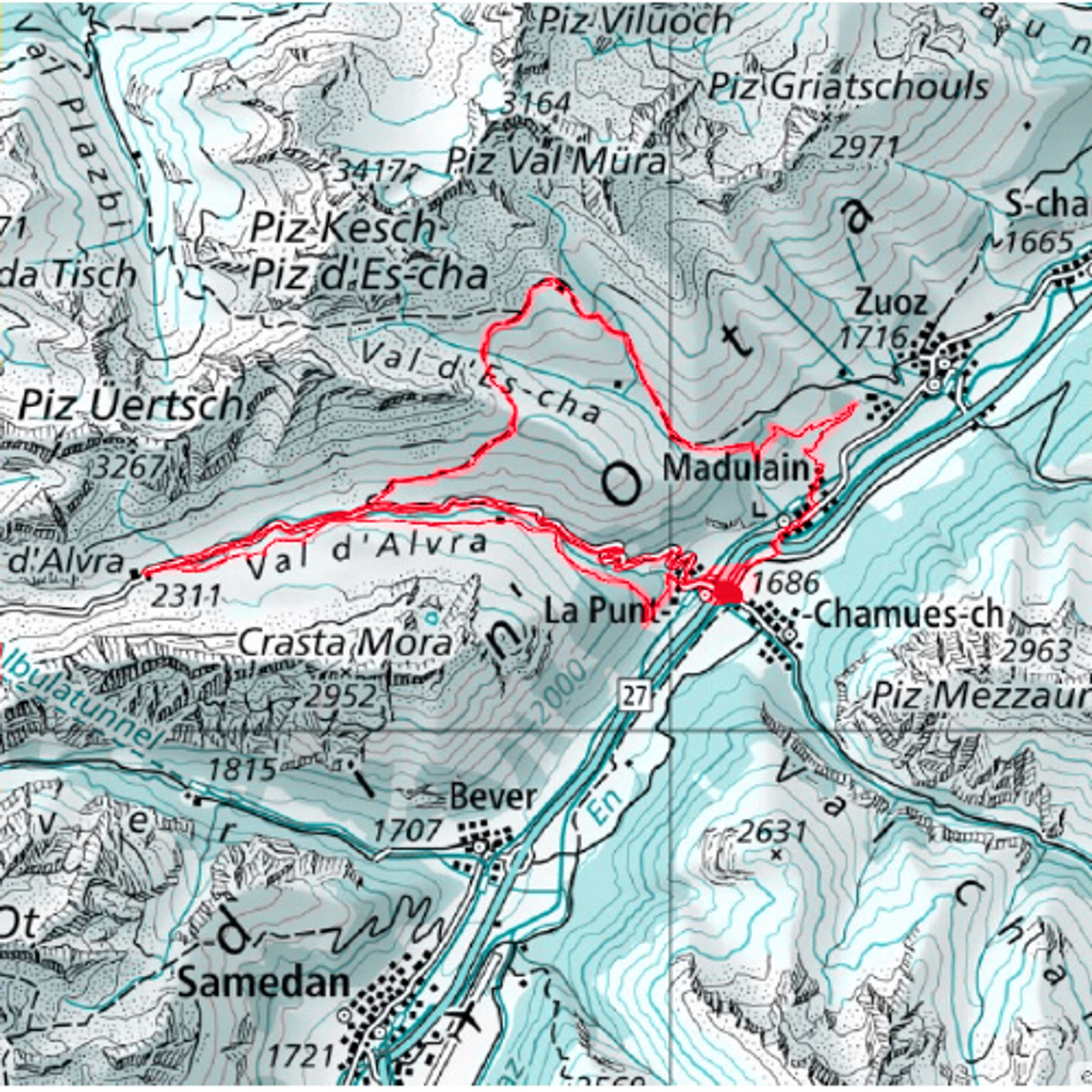 Wegweiser Engadin Spätsommer Symphonie