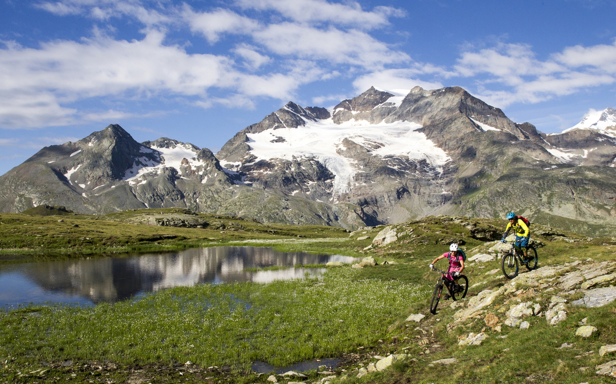 E-MTB Test in Pontresina Hotel Palü