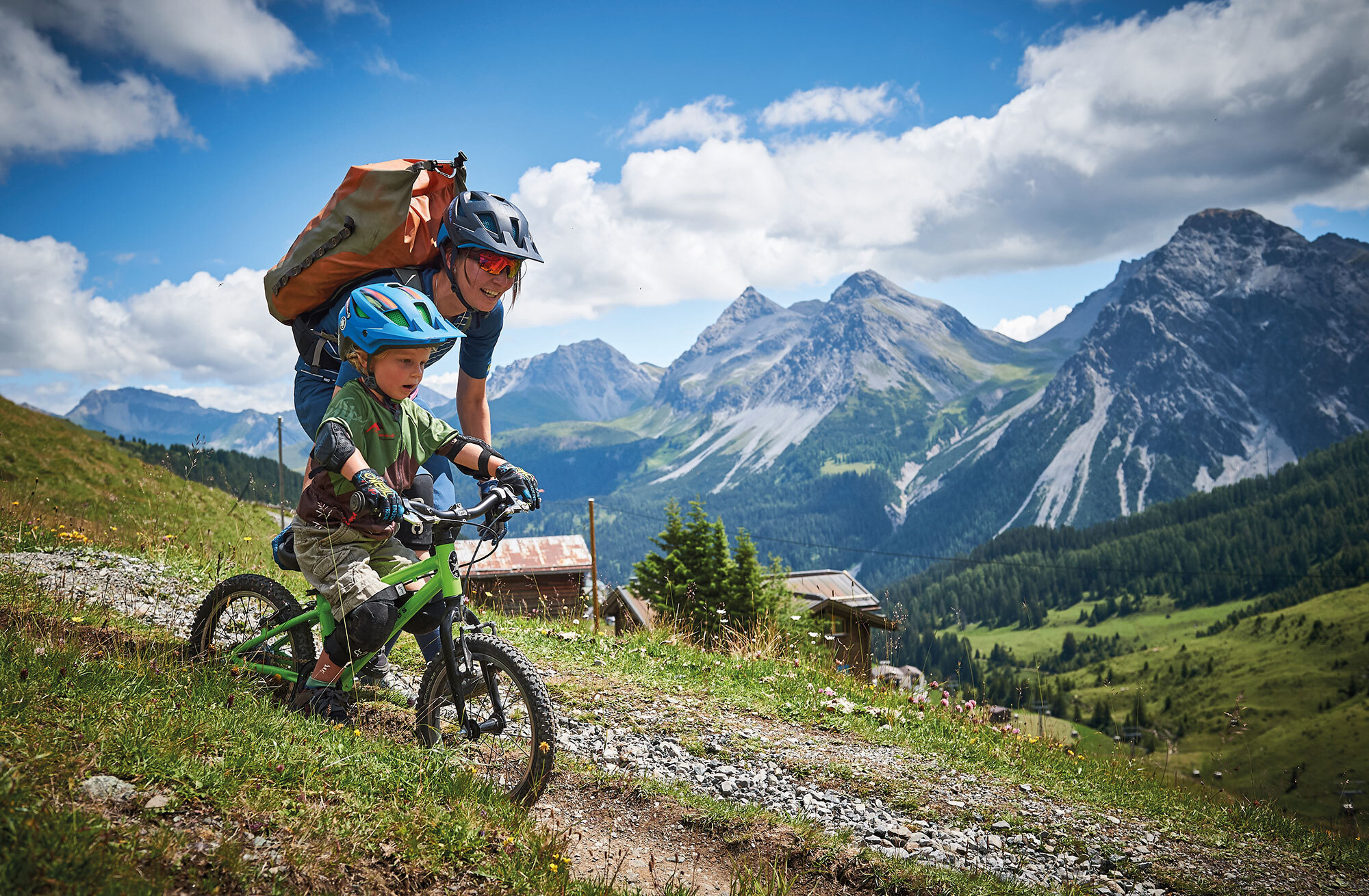 Mountainbiken mit Kids: Hier steppt der Bär Mountainbiken mit Kids: Hier steppt der Bär