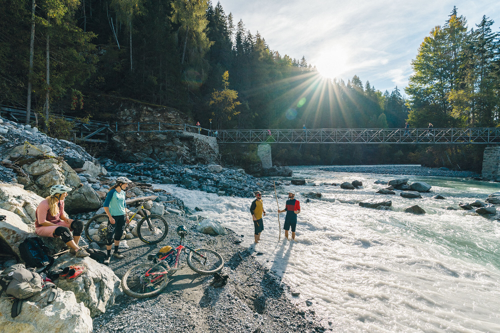 Engadin Scuol Zernez:   Alles im Fluss