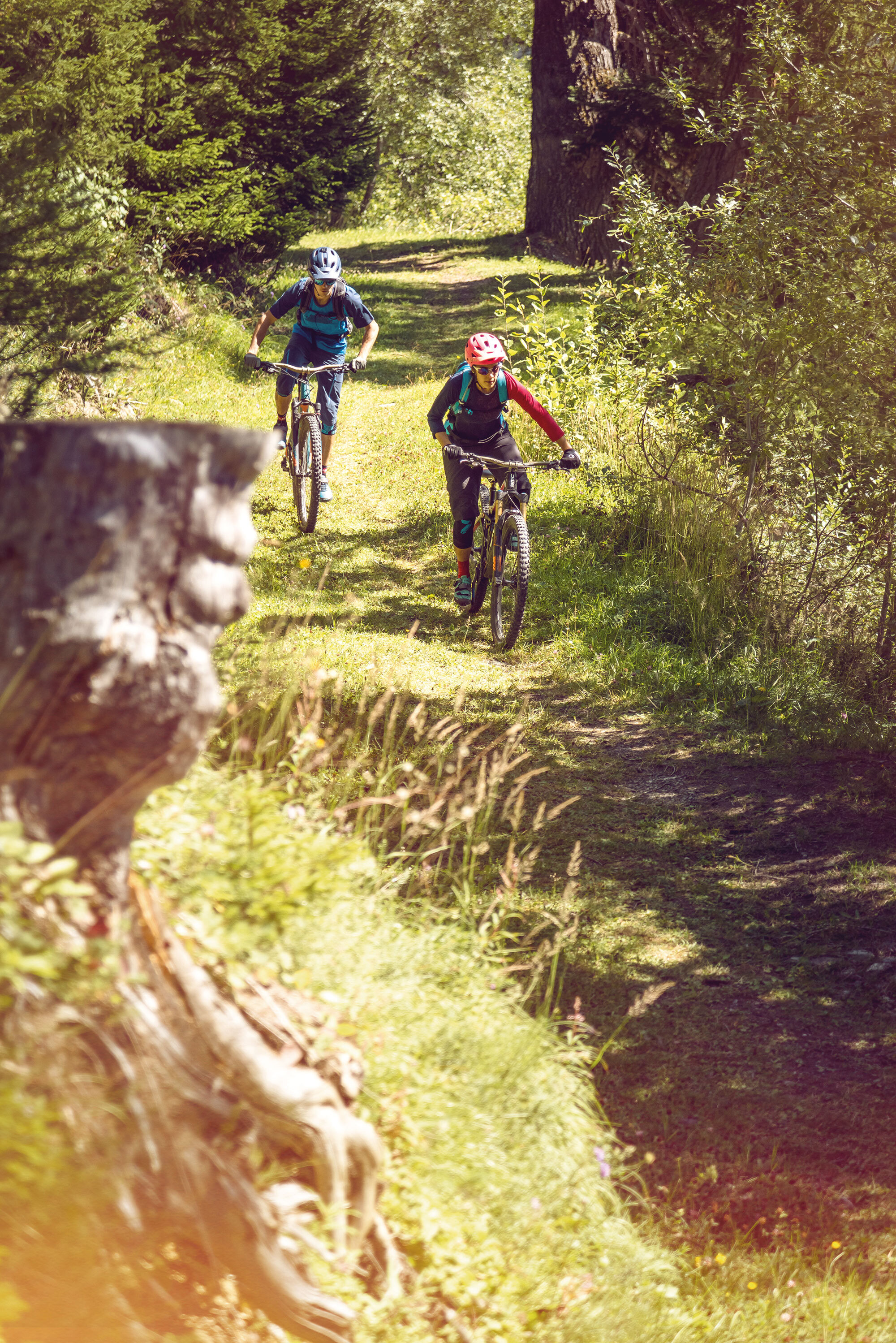 Spielplatz der Superlative - Mountainbiken im Wallis Spielplatz der Superlative - Mountainbiken im Wallis