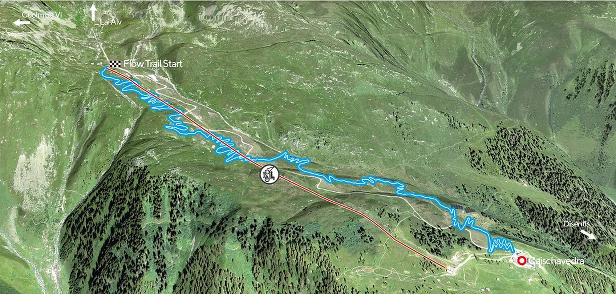 Saisonstart in Disentis - Catrina Flowtrail Saisonstart in Disentis - Catrina Flowtrail