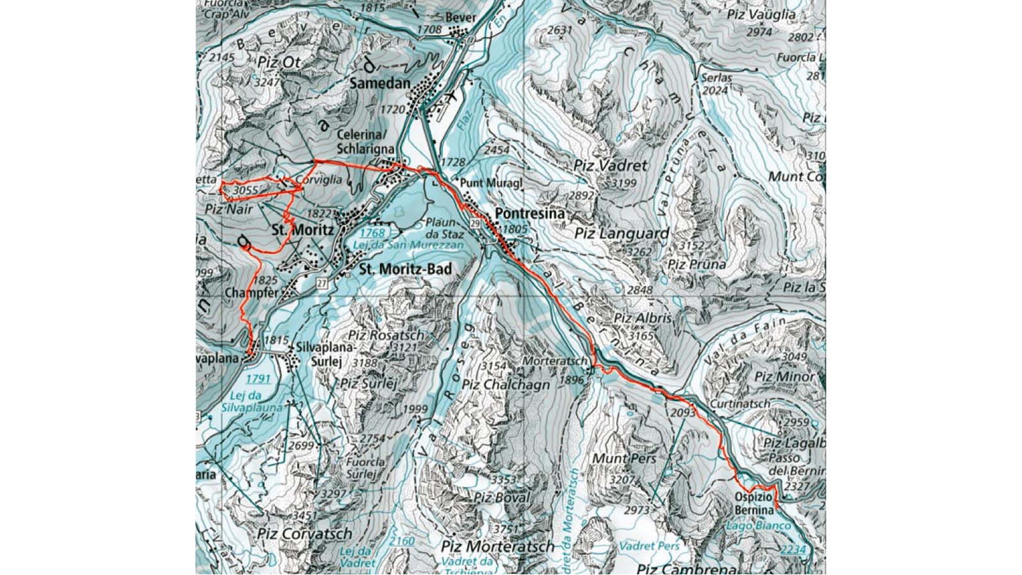 Gletscher - Geröllwüsten - Seen