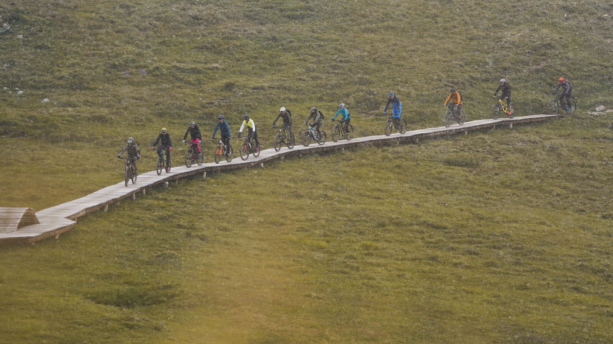 Einweihung. Muot da l`Hom and Friends Ride.