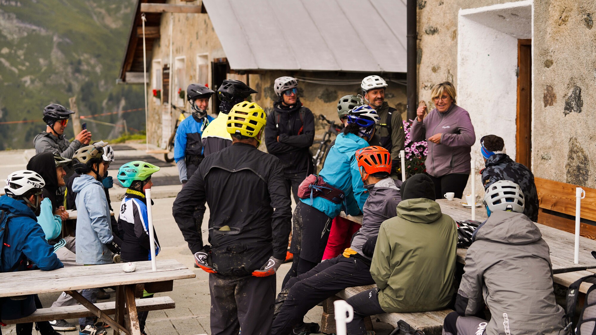 Einweihung. Muot da l`Hom and Friends Ride.