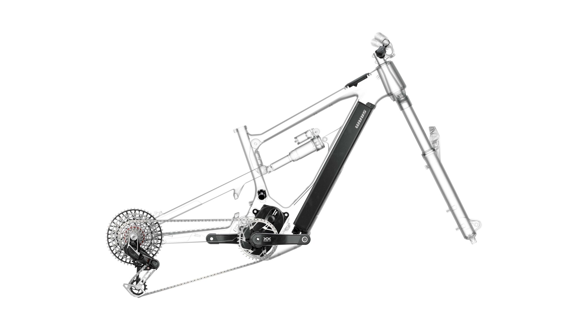 SRAM Powertrain. Verschmelzung zum Komplettsystem. SRAM Powertrain. Verschmelzung zum Komplettsystem.