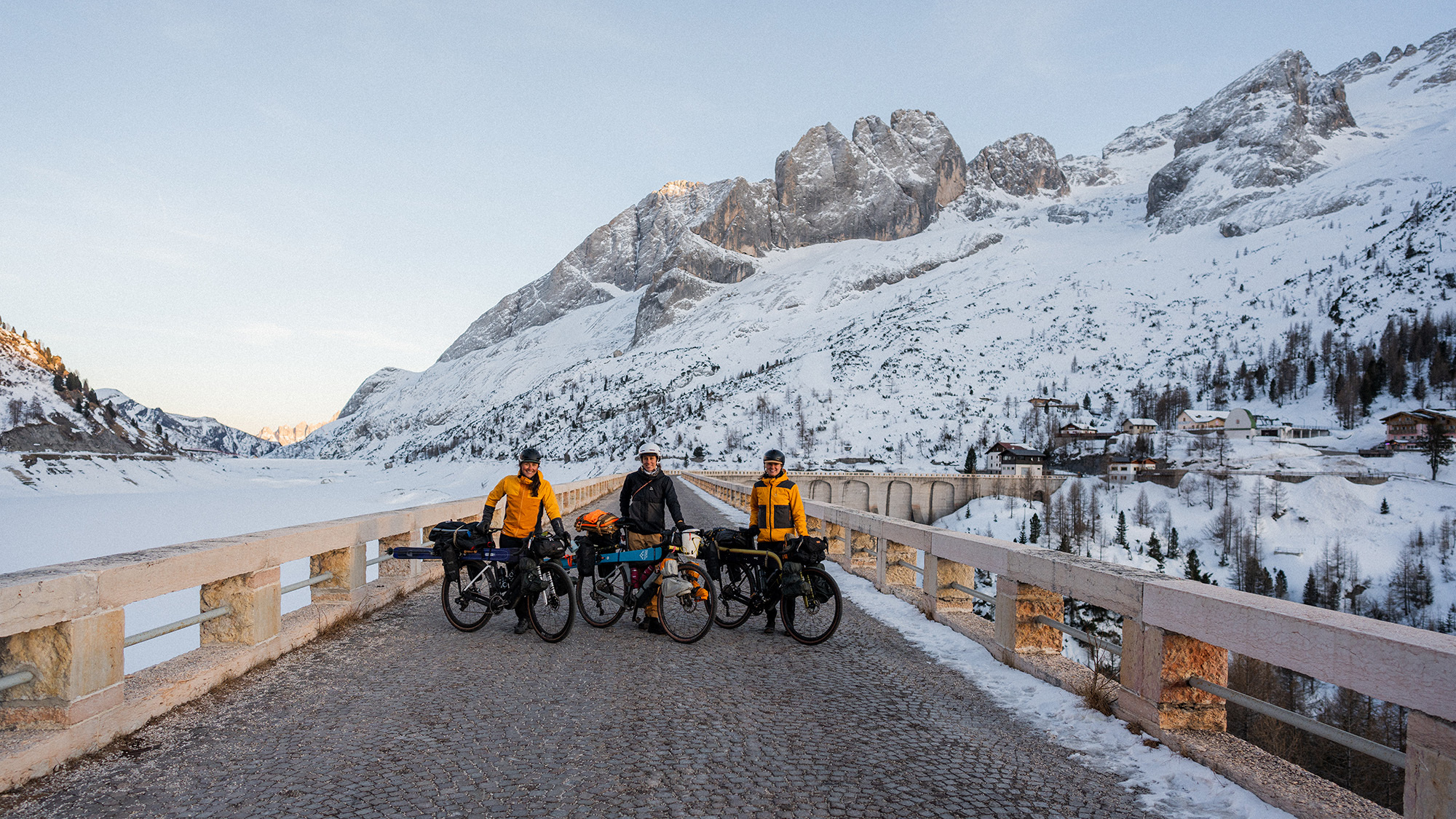 Video: Ride to Ski – Bikepacking and Skiing Adventure Through the Dolomites Video: Ride to Ski – Bikepacking and Skiing Adventure Through the Dolomites