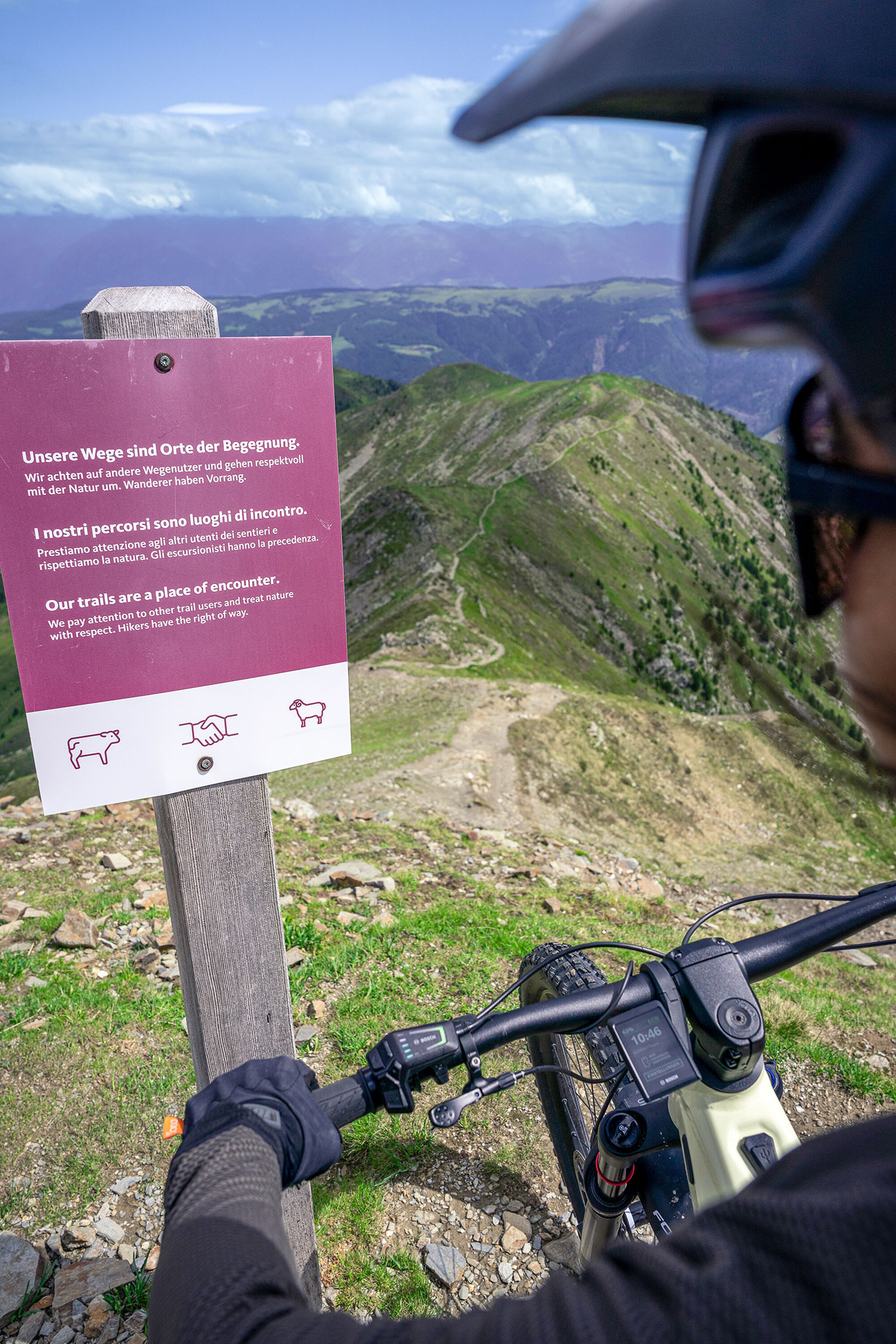 Wegweiser Brixen - MTB Summer in the City Wegweiser Brixen - MTB Summer in the City