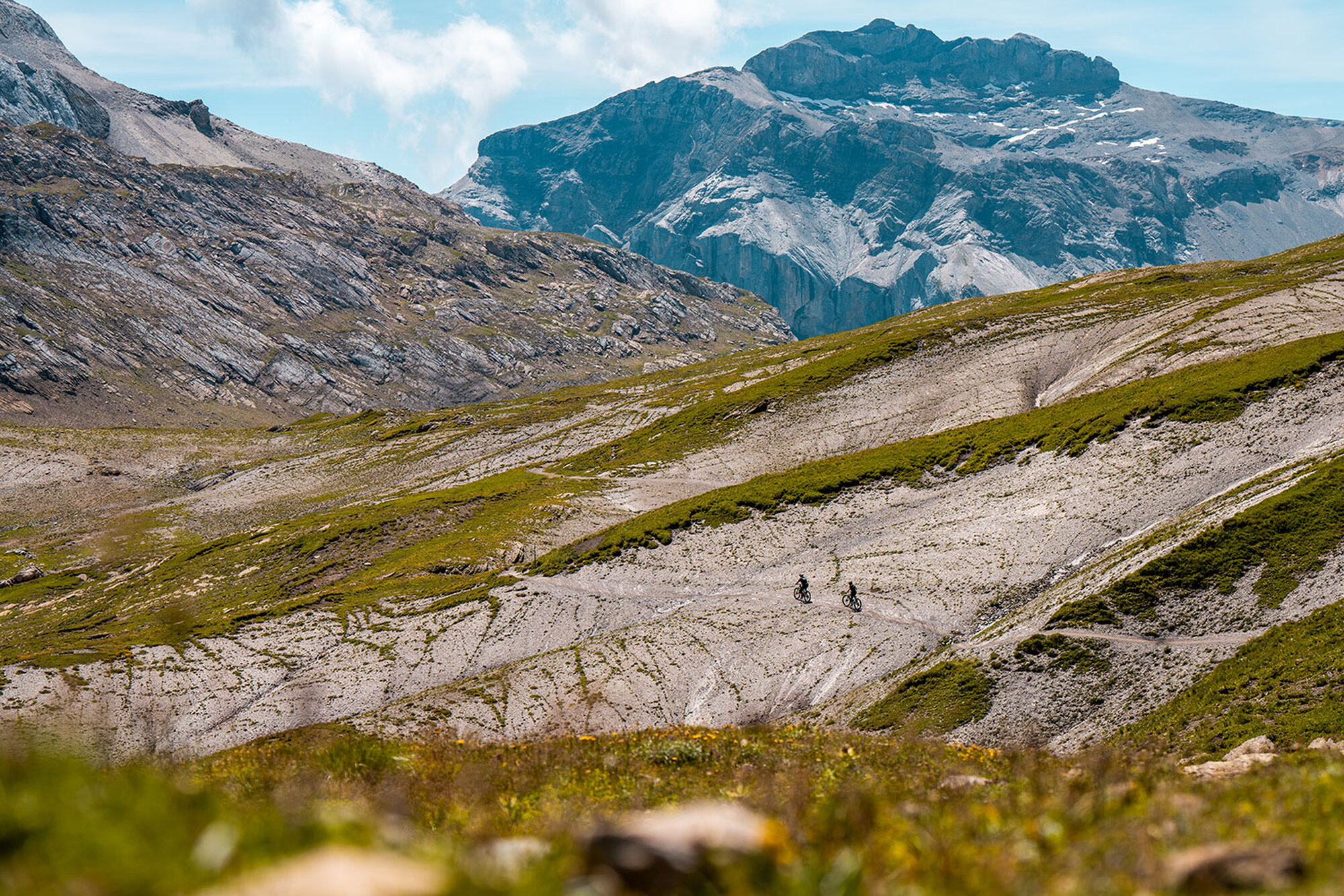 All In One - Plaine Morte Singletrail-Tour in Crans-Montana