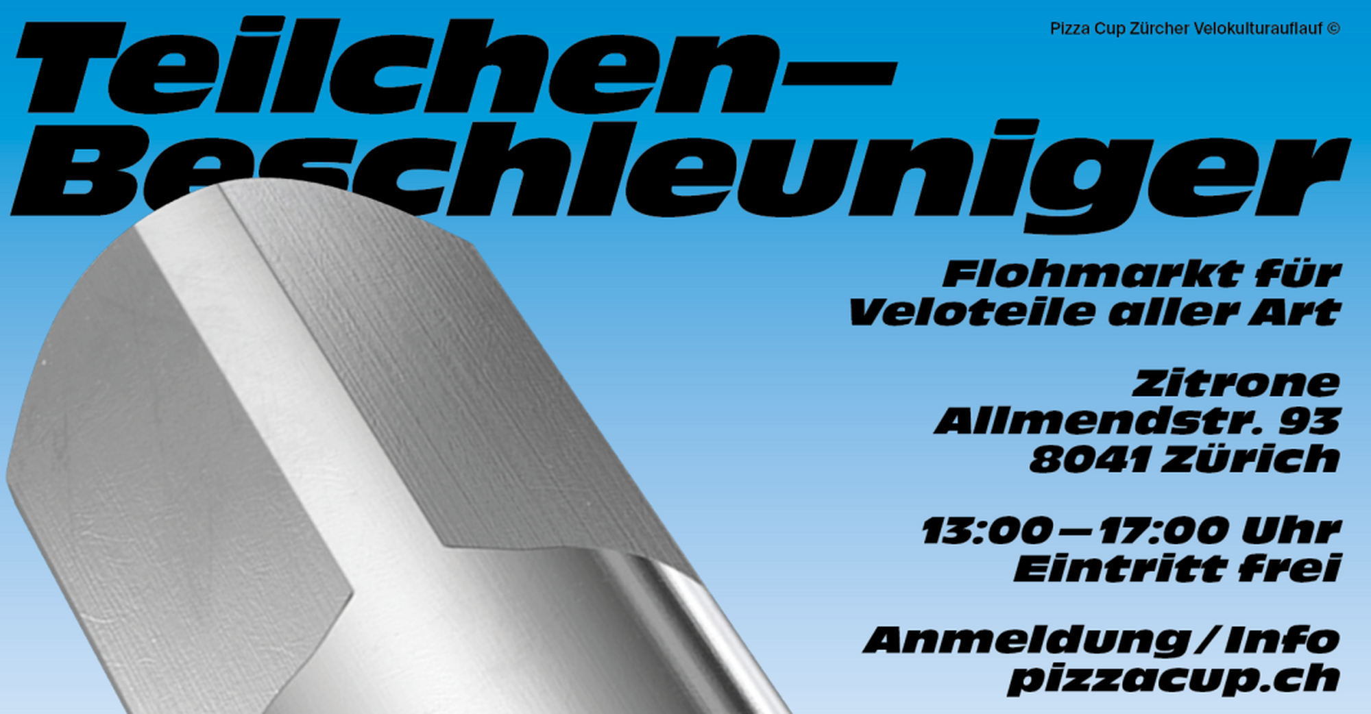 Teilchenbeschleuniger – MTB-Flohmarkt in Zürich!