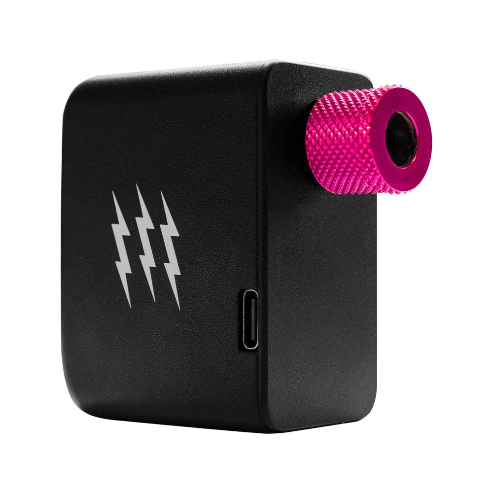 Muc-Off Airmach Mini-Elektropumpe – USB-C-Schnellladung, Kompatibel Mit Presta & Schrader, 6,4 X 5,6 X 2,8 Cm – Für Fahrrad & Mehr