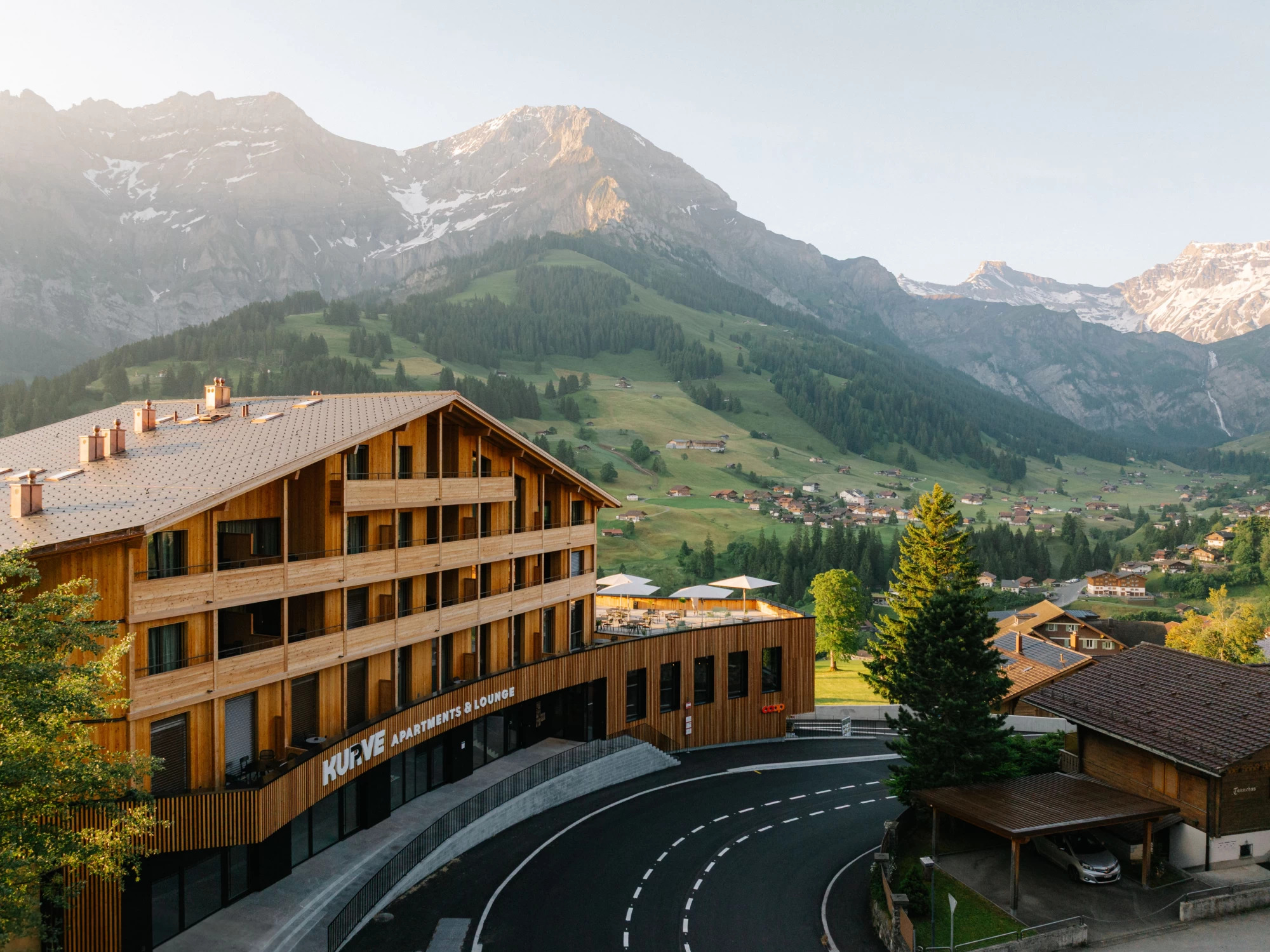 Kurve Apartments & Lounge – Bikeferien in Adelboden