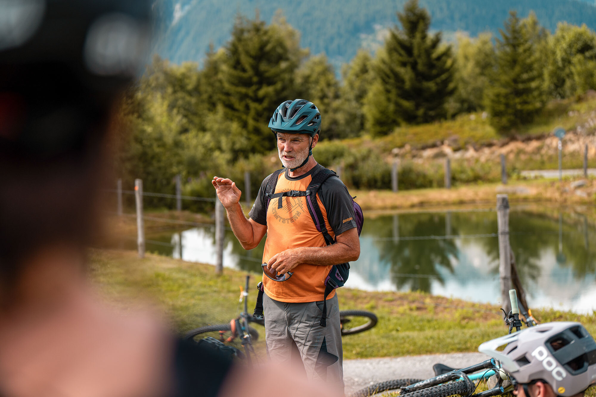 Trailbau in Disentis Sedrun und Andermatt