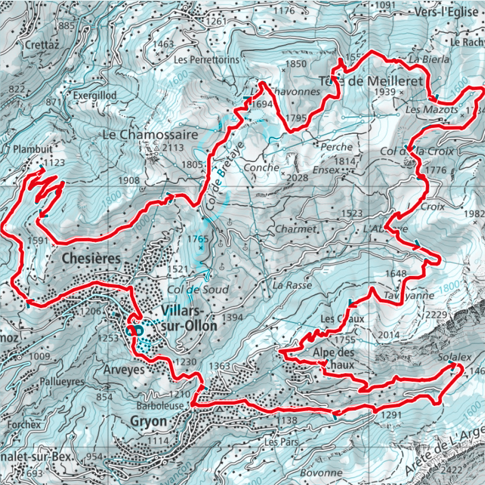 Graveln am Col de la Croix