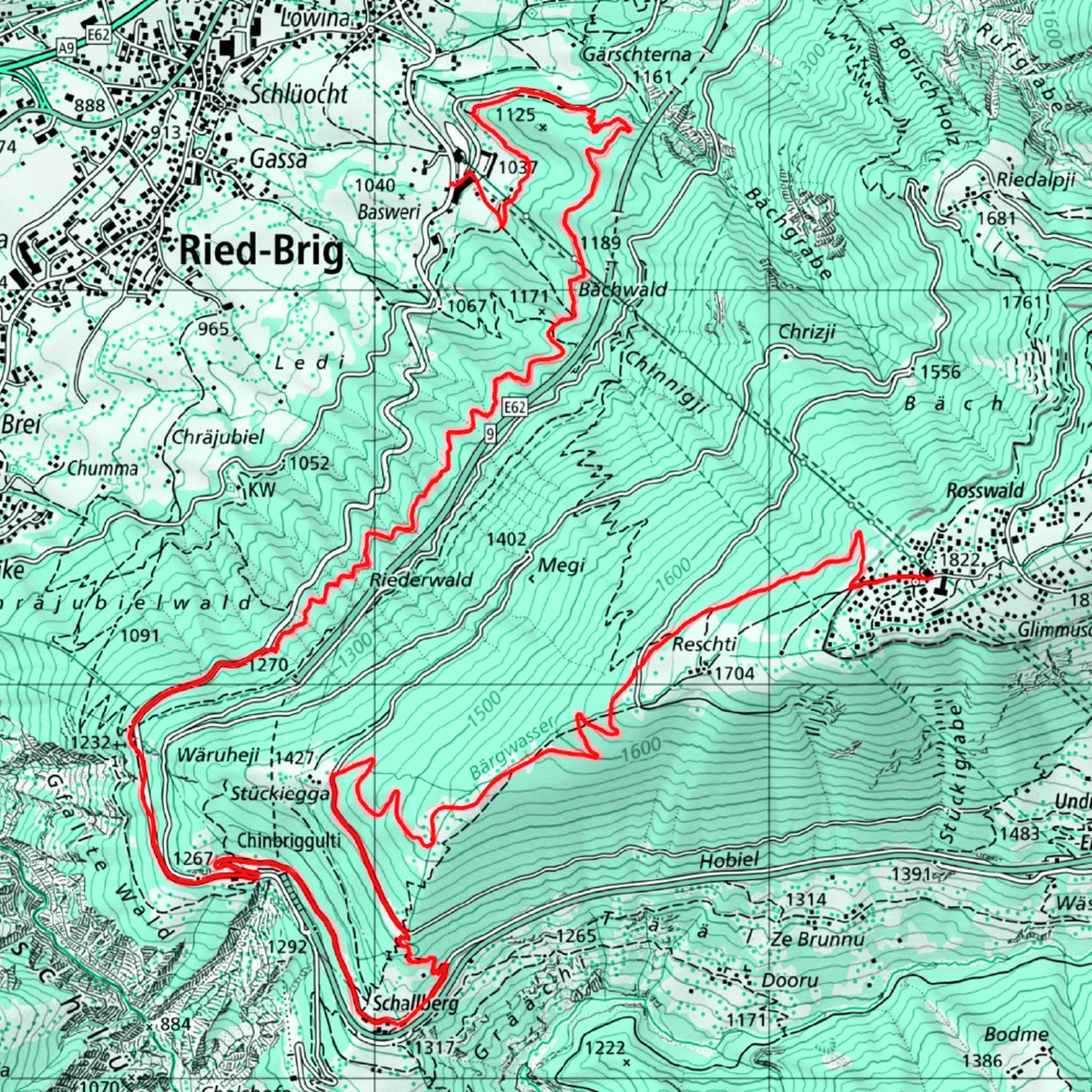 Biken in Brig: Zwischen Stockalperschloss und Singletrail